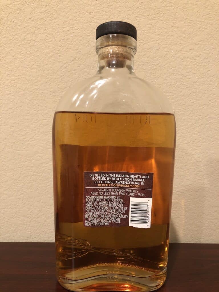 Redemption Bourbon Review Gentlemen Ranters