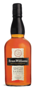 Evan Williams Single Barrel Bourbon bottle