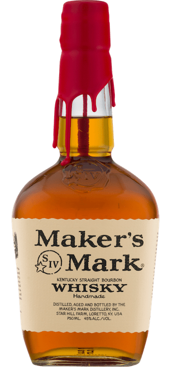 Makers Mark Bourbon bottle