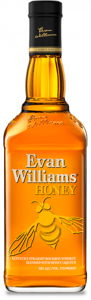 Evan Williams Honey Bourbon bottle