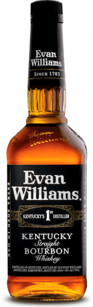 Evan Williams Black Label bottle