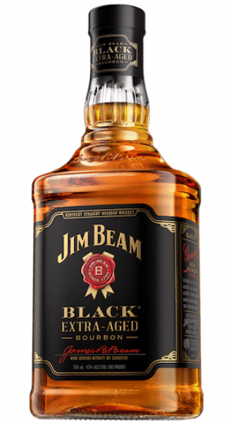 Jim Beam Black Label Bourbon bottle