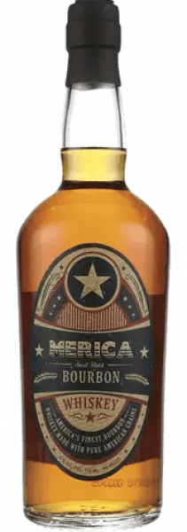 Merica Small Batch Bourbon bottle