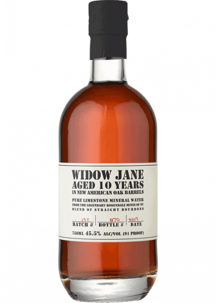 Widow Jane 10 Year Bourbon bottle