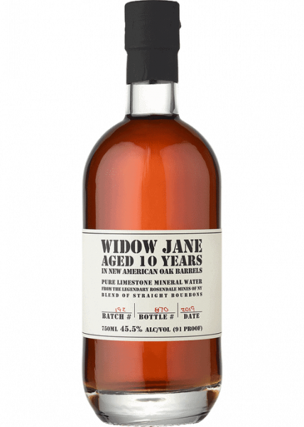Widow Jane 10 Year Bourbon bottle